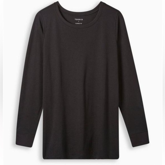 torrid Tops - New! Torrid sz 3 Everyday‎ Signature Jersey Crew Neck Long Sleeve Tee 3X